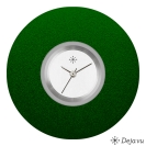 Deja vu watch, jewelry discs, aluminium, green-yellow, A 15-4