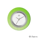 Deja vu watch, jewelry discs, aluminium, green-yellow, A 1-10