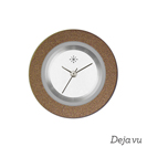 Deja vu watch, jewelry discs, aluminium, brown-gold, A 1-12