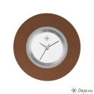 Deja vu watch, jewelry discs, aluminium, brown-gold, A 2-19