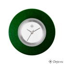 Deja vu watch, jewelry discs, aluminium, green-yellow, A 2-4