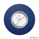 Deja vu Uhr, Schmuckscheiben, Aluminium, blau-trkis, A 3-24