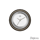 Deja vu watch, jewelry discs, aluminium, black-grey-silver, A 44-15