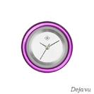 Deja vu watch, jewelry discs, aluminium, purple-pink, A 44-25