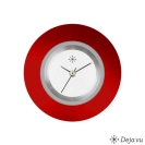 Deja vu watch, jewelry discs, aluminium, red-orange, A 52-5