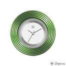 Deja vu watch, jewelry discs, aluminium, green-yellow, A 65-10