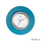 Deja vu watch, jewelry discs, aluminium, blue-turquoise, A 65-3