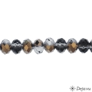 Deja vu Collier, Armbnder, schwarz-grau-silber, B 10-1, grau