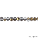 Deja vu Collier, Armbnder, schwarz-grau-silber, B 140-1, grau