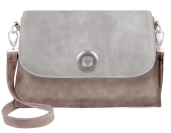 Deja vu bag, bag Greta, 400 series, Vintage Mauve, BGA 452p c 444p, vintage steingrau