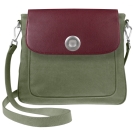 Deja vu bag, bag Sarah, textile, moss green, Bgm 321 c 60