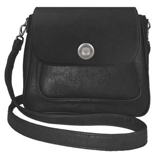 Deja vu bag, bag Sarah, artificial leather, black, BGM 500p c 500p