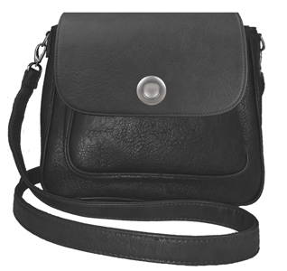 Deja vu bag, bag Sarah, artificial leather, black, BGM 500p c 501p