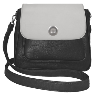 Deja vu bag, bag Sarah, artificial leather, black, BGM 500 pc 524p