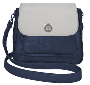 Deja vu bag, bag Sarah, artificial leather, dark blue, BGM 514 pc 524p