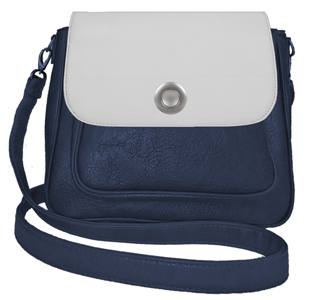 Deja vu bag, bag Sarah, artificial leather, dark blue, BGM 514 pc 528p