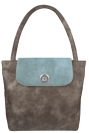 Deja vu bag, Bag Alexandra, Vintage taupe, BGT 454p c 447p, vintage jeansblau