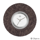 Deja vu watch, jewelry discs, felt, round, F 36, grey