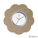 Deja vu watch, jewelry discs, felt, flower, F 51, stone grey