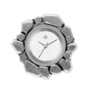 Deja vu Uhr, Schmuckscheiben, Metall-Design, Gu 95