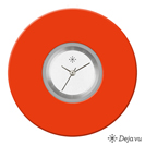 Deja vu watch, jewelry discs, acrylic, red-orange, K 105-2 e