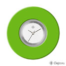 Deja vu watch, jewelry discs, acrylic, green-yellow, K 34 u