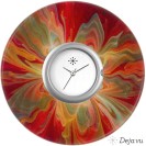 Deja vu watch, jewelry discs, Print-Design, colorful, L 242-3