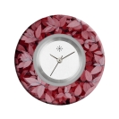 Deja vu watch, jewelry discs, Print-Design, red-orange, L 4132