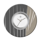 Deja vu watch, jewelry discs, Print-Design, green-yellow, L 4154