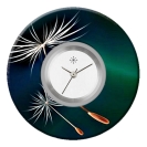 Deja vu watch, jewelry discs, Print-Design, green-yellow, L 7077