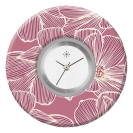 Deja vu watch, jewelry discs, Print-Design, purple-pink, L 7123