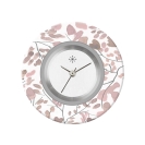 Deja vu watch, jewelry discs, Print-Design, purple-pink, L 8012
