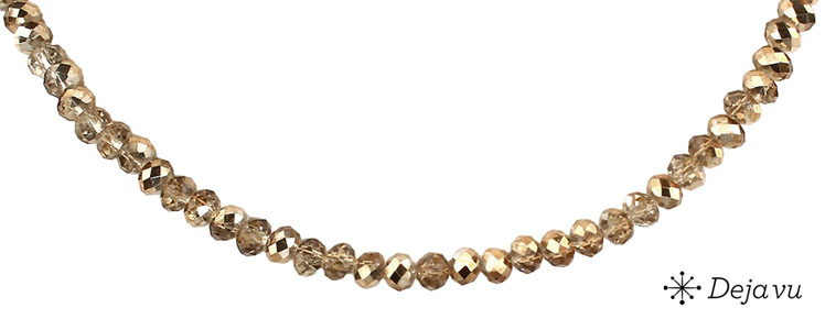 Deja vu Collier, Colliers, braun-gold, N 258-2