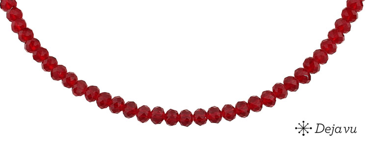 Deja vu Collier, Colliers, rot-orange, N 270-3