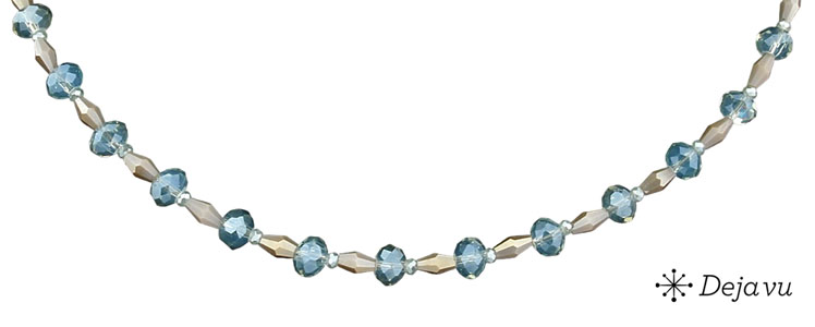 Deja vu Collier, Colliers, blau-trkis, N 318-3