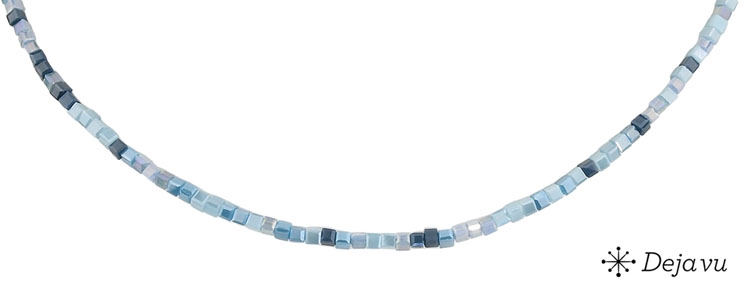 Deja vu Collier, Colliers, blau-trkis, N 410-4