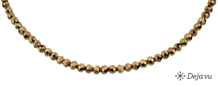 Deja vu Collier, Colliers, braun-gold, N 438-1