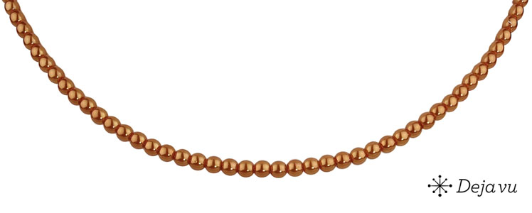 Deja vu Collier, Colliers, rot-orange, N 462-1