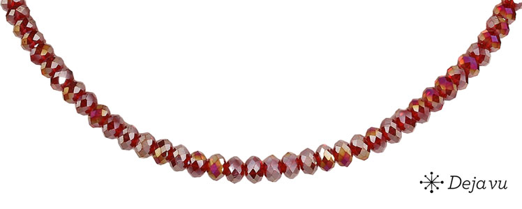 Deja vu Collier, Colliers, rot-orange, N 504-1