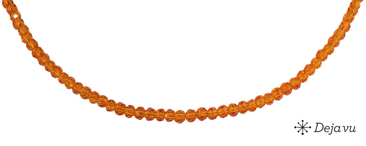 Deja vu Collier, Colliers, rot-orange, N 506-1