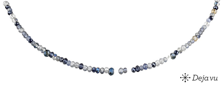 Deja vu Collier, Colliers, blau-trkis, N 588-4