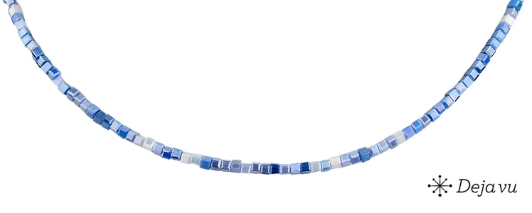 Deja vu Collier, Colliers, blau-trkis, N 598-4