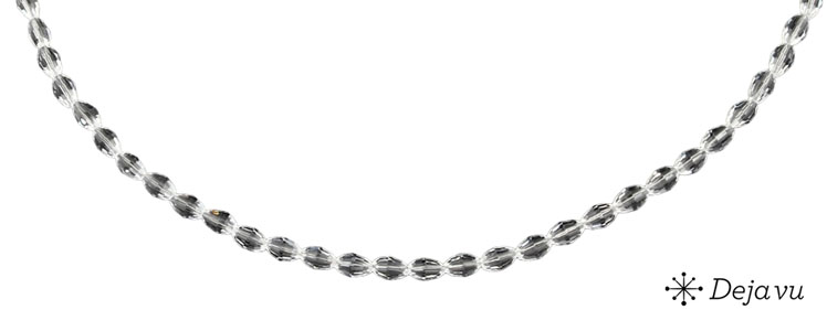 Deja vu Collier, Colliers, schwarz-grau-silber, N 610-1