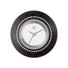 Deja vu Uhr, Schmuckscheiben, Metall-Design, To 102 sw