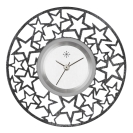 Deja vu Uhr, Schmuckscheiben, Metall-Design, To 113 sw