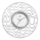 Deja vu Uhr, Schmuckscheiben, Metall-Design, To 114 s