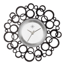 Deja vu Uhr, Schmuckscheiben, Metall-Design, To 116 sw