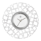 Deja vu Uhr, Schmuckscheiben, Metall-Design, To 121 s