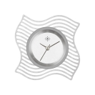 Deja vu Uhr, Schmuckscheiben, Metall-Design, To 122 s