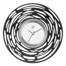 Deja vu Uhr, Schmuckscheiben, Metall-Design, To 125 sw